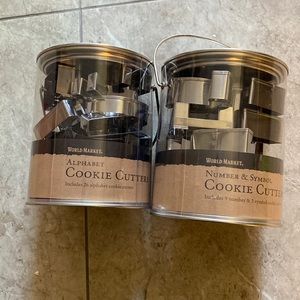 World Market Cookie Cutters — ABC/123